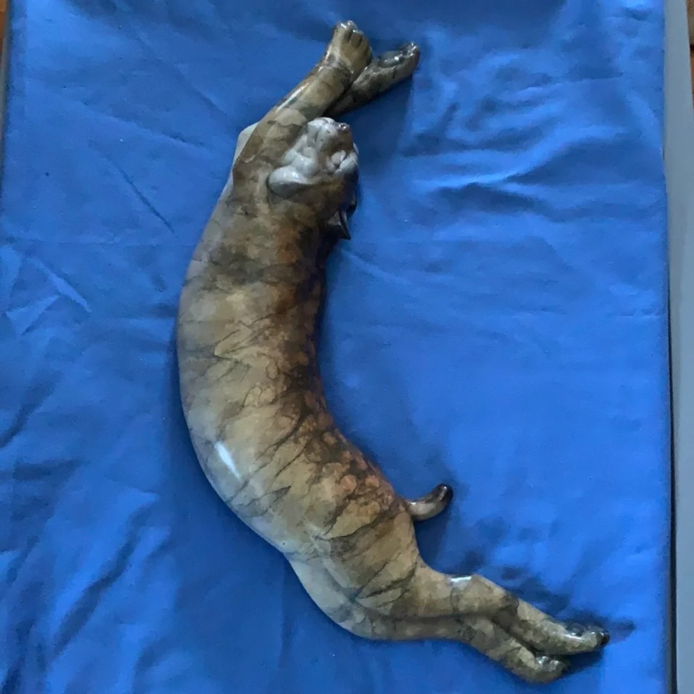 “Cat Nap” Bronze Sculpture by Joshua Tobey - Picture 5 of 5